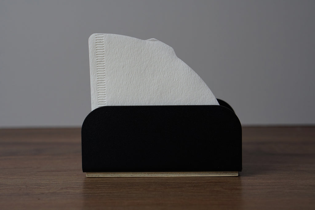 black metal v60 filter holder
