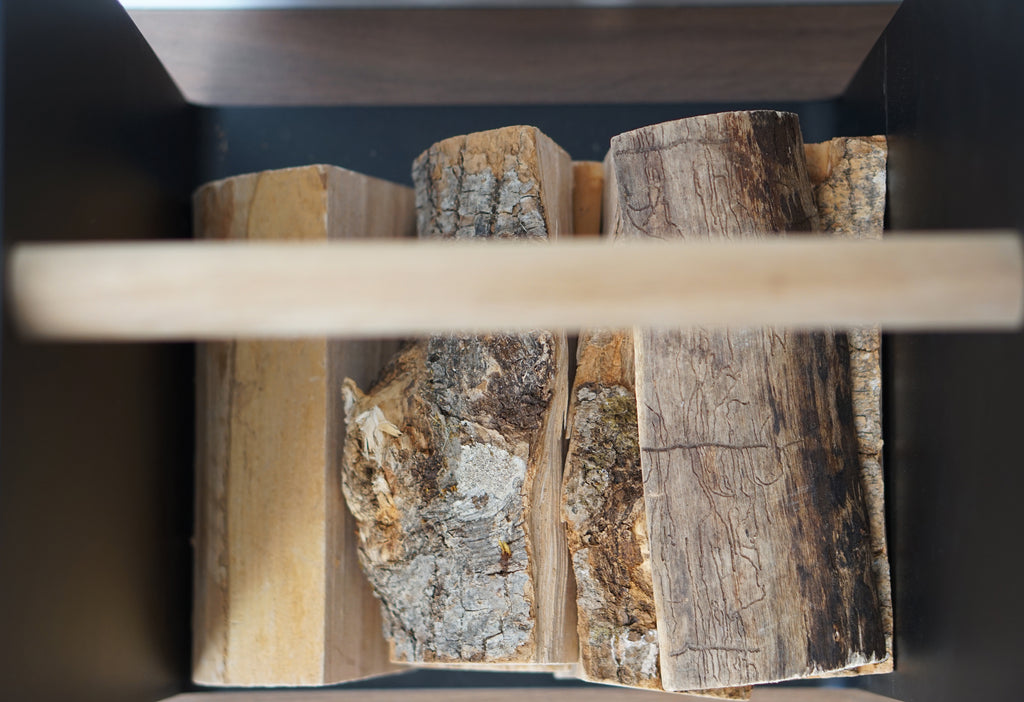 indoor log store