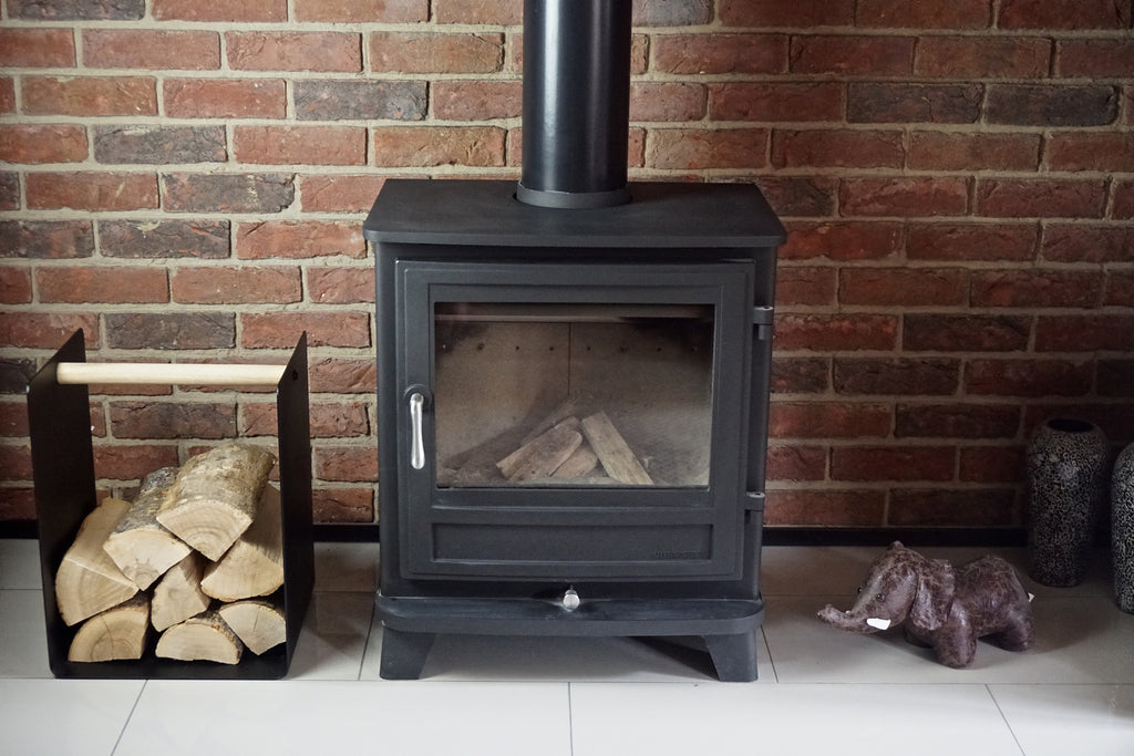 metal black log store
